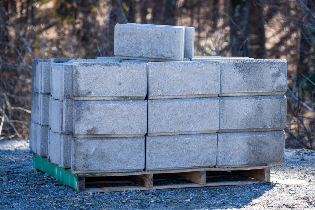 Orders concrete block pallet price